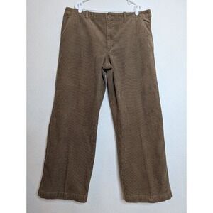 Gap Denim Men's USA Made Loose Fit Baggy Corduroy 5-Pocket Tan Pants 40x30‎